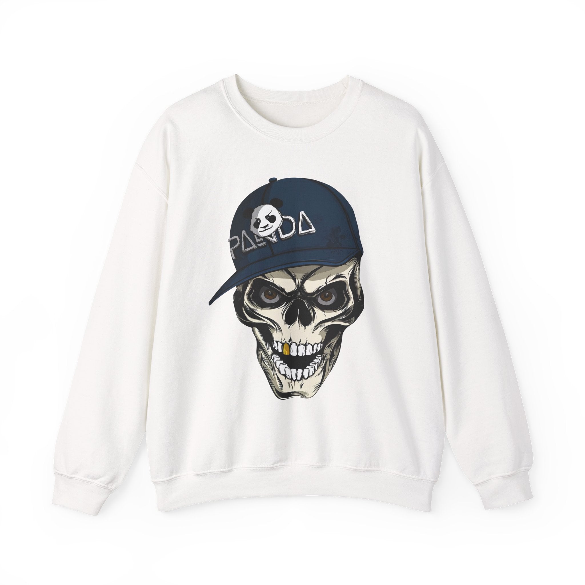 Panda Cap Skull Sweatshirt - Shirt Cave