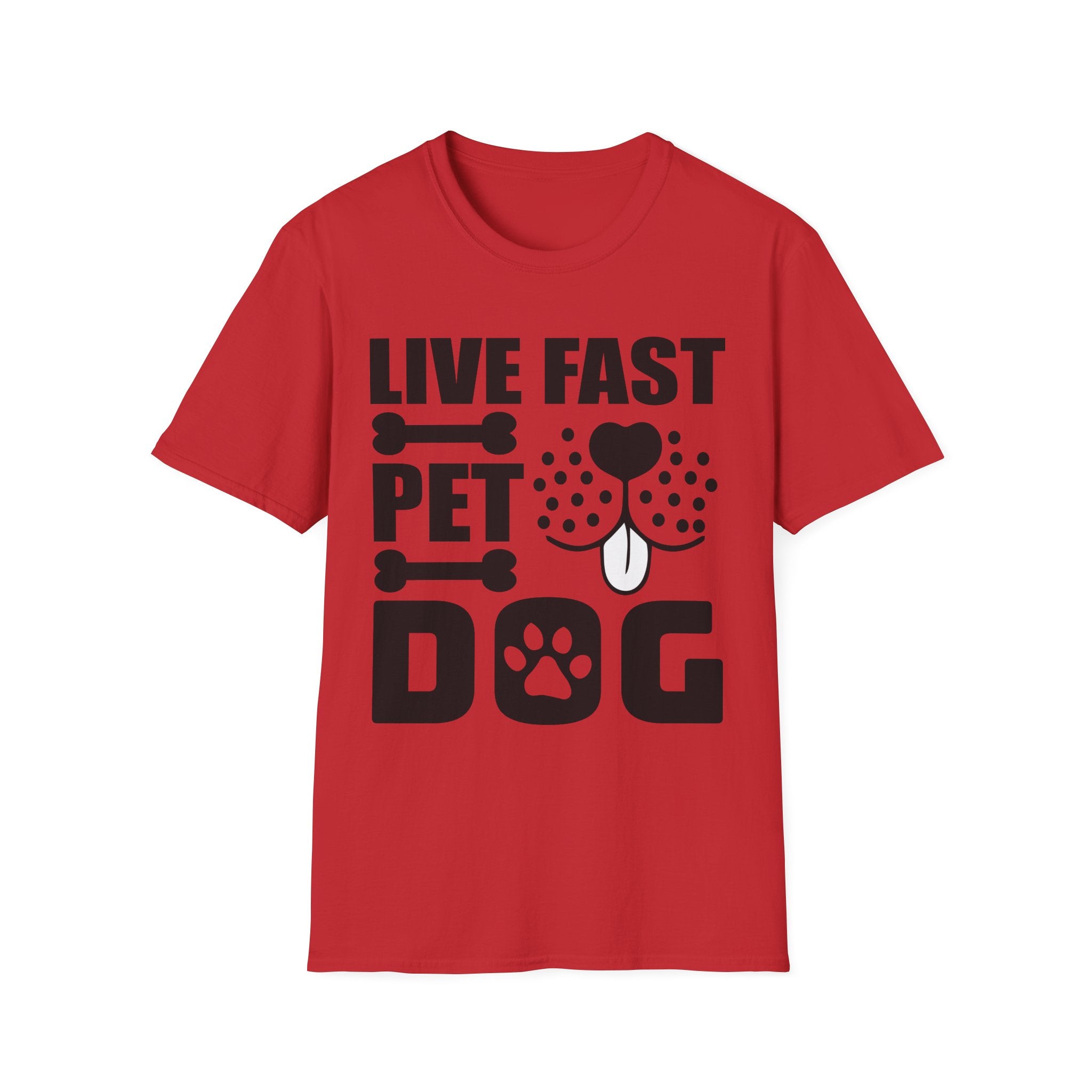 Live Fast Pet Dog T-Shirt - Shirt Cave