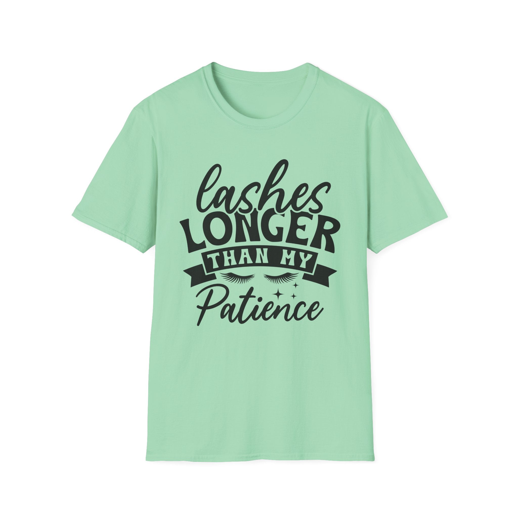 Lashes Longer Than My Patience T-Shirt - Shirt Cave