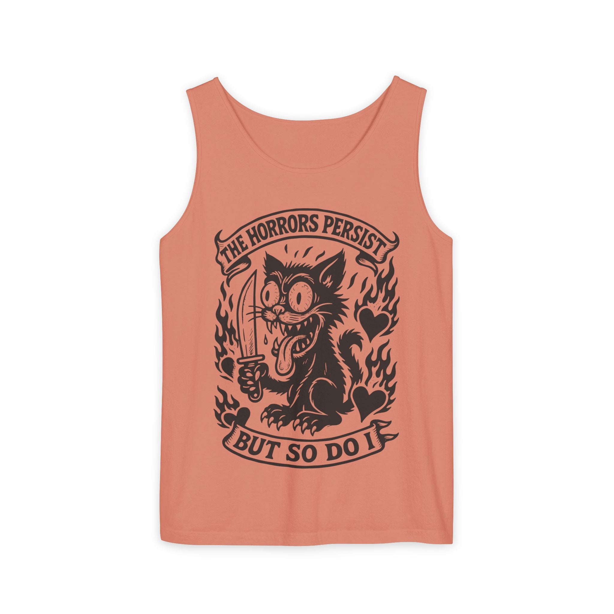 The Horrors Persist But So Do I Tank Top 3 Colors - Shirt Cave