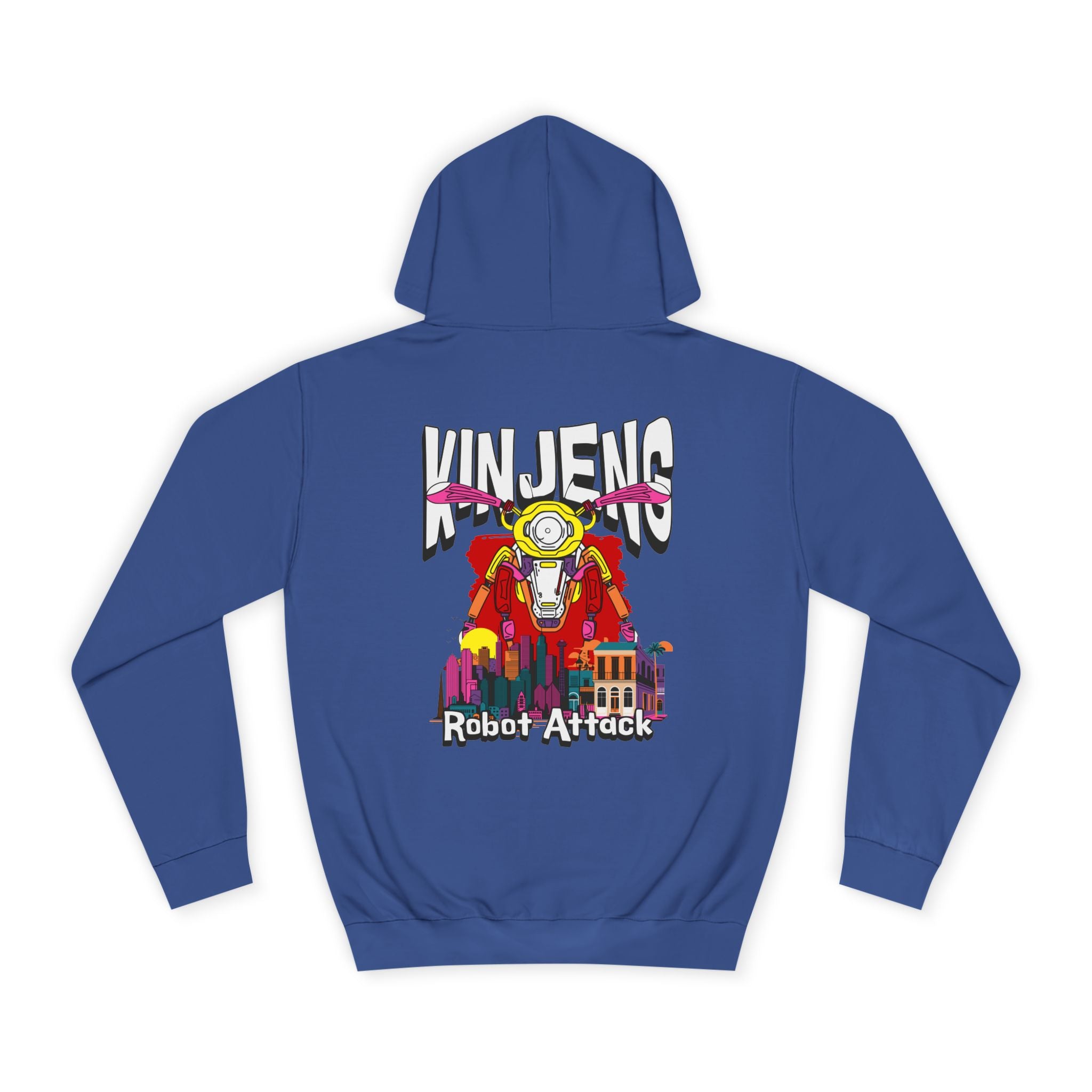 Kinjeng Robot Attack Hoodie - Shirt Cave