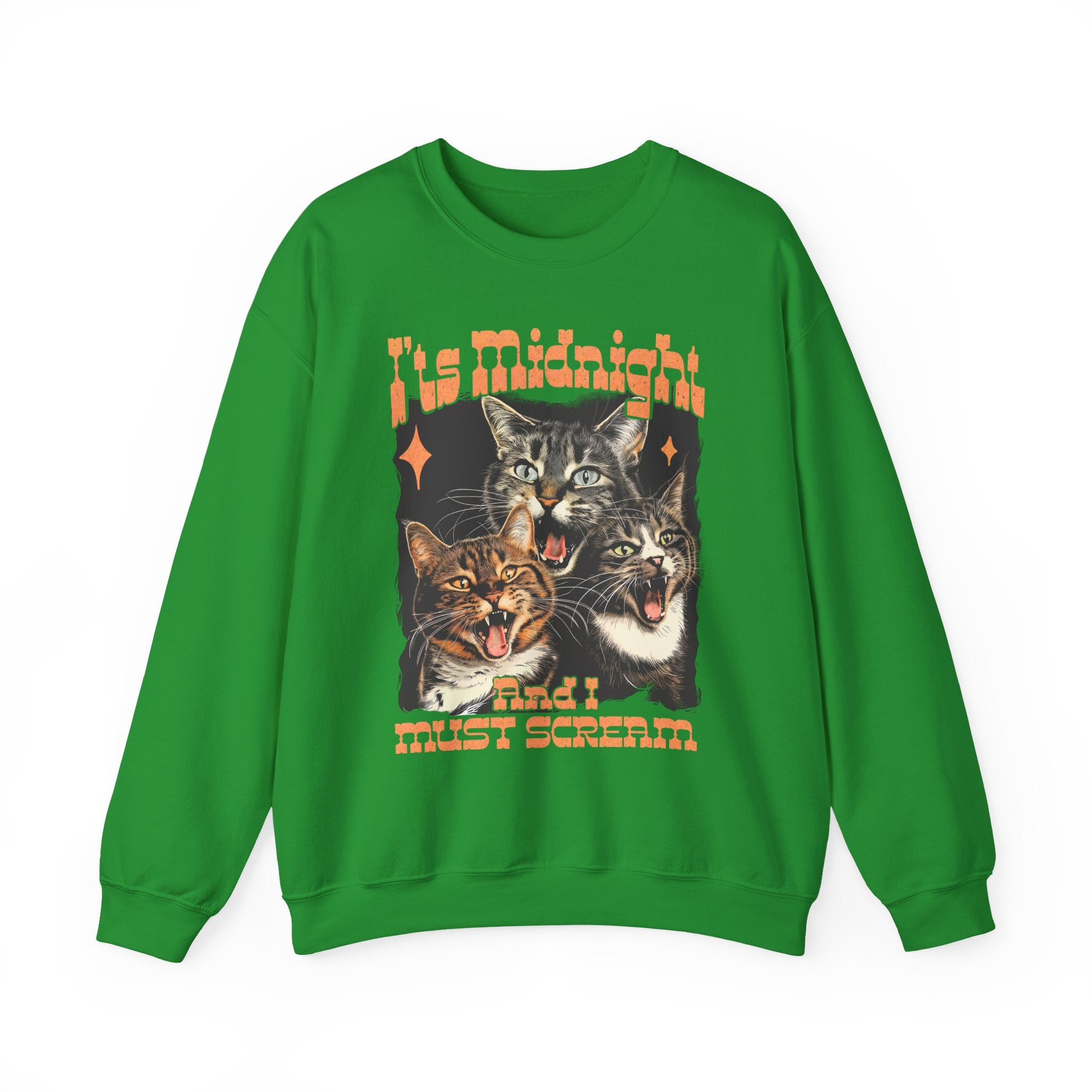 Midnight Cat Sweatshirt - Shirt Cave