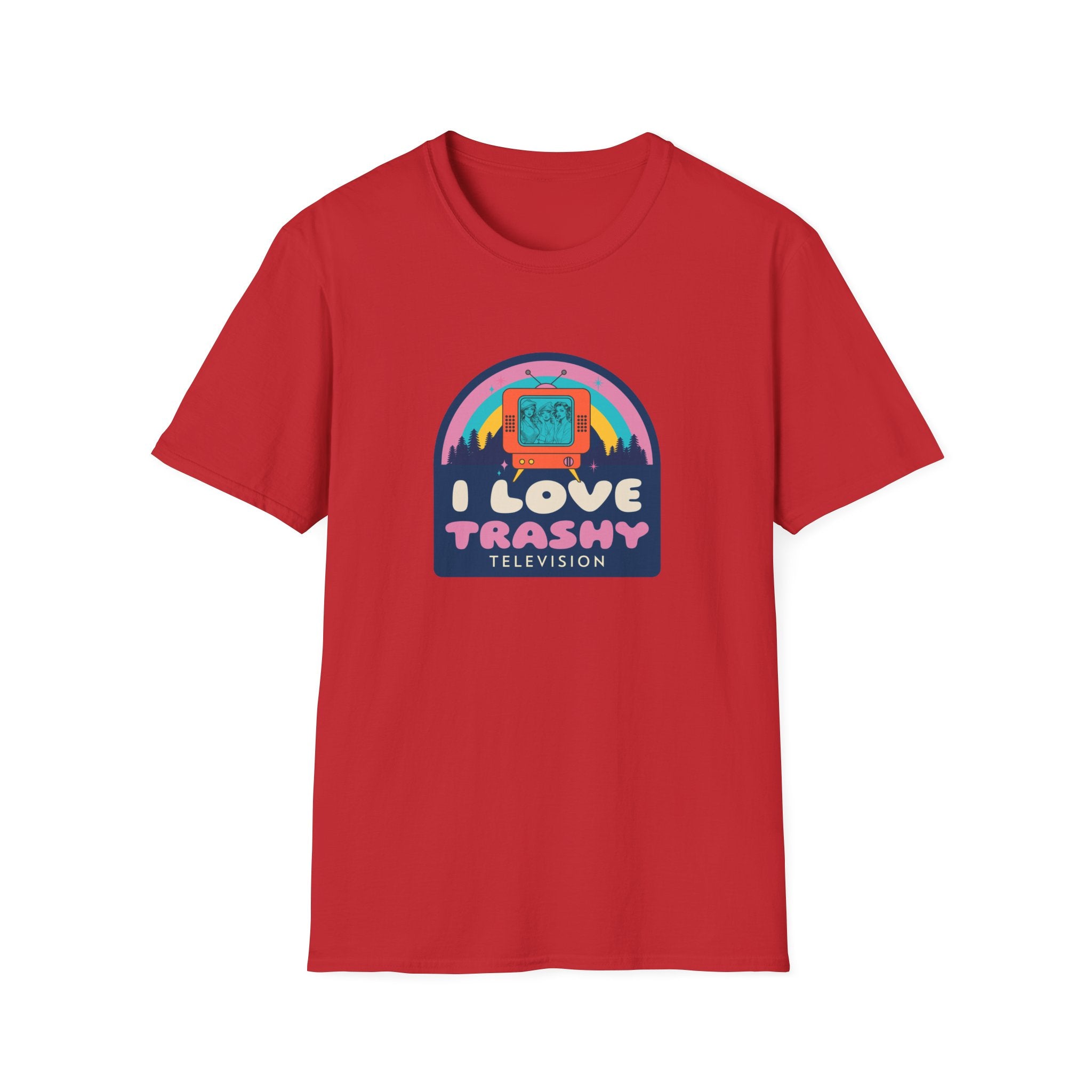 I Love Trashy Television T-Shirt - Shirt Cave