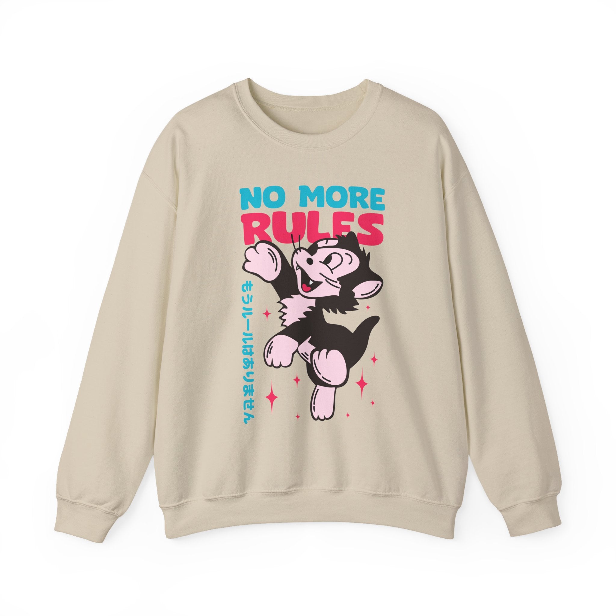 No More Rules Cat Sweatshirt - Shirt Cave