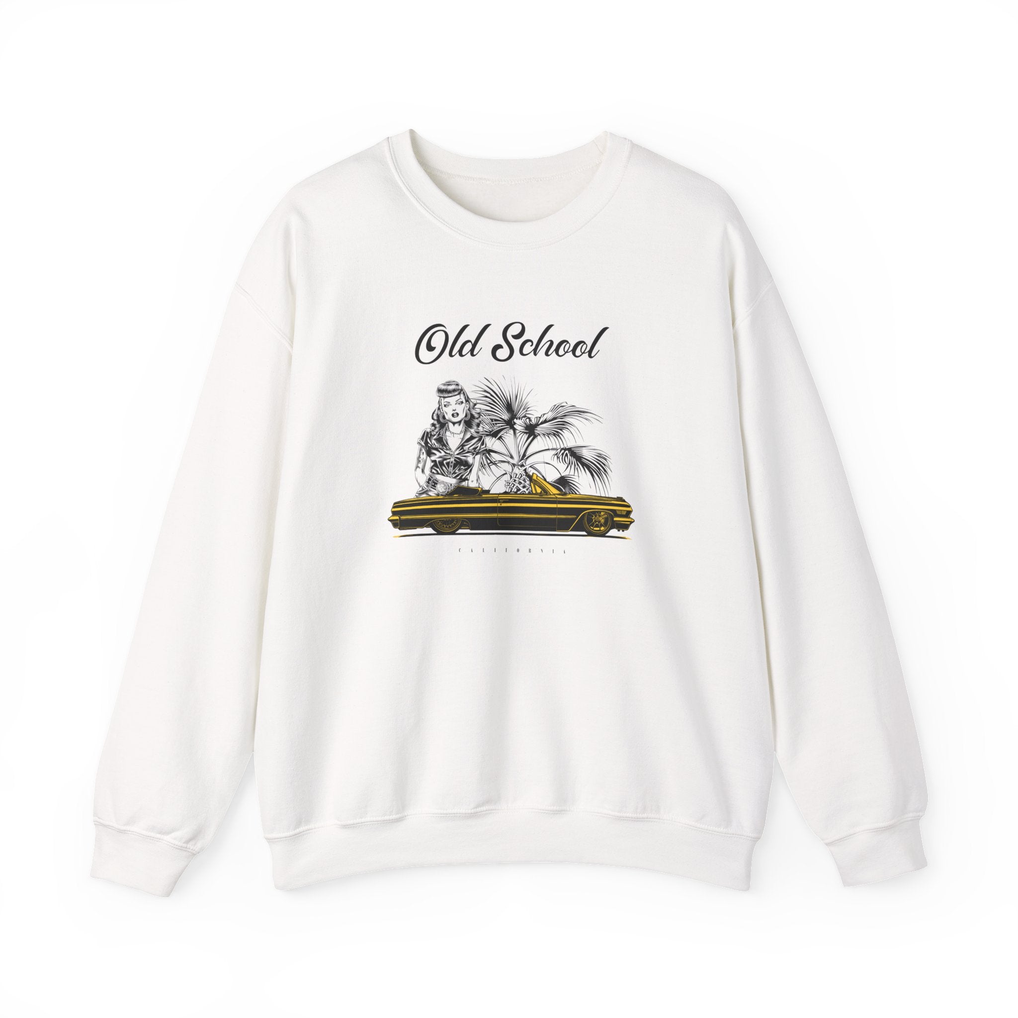 Old School California Sweatshirt - Shirt Cave