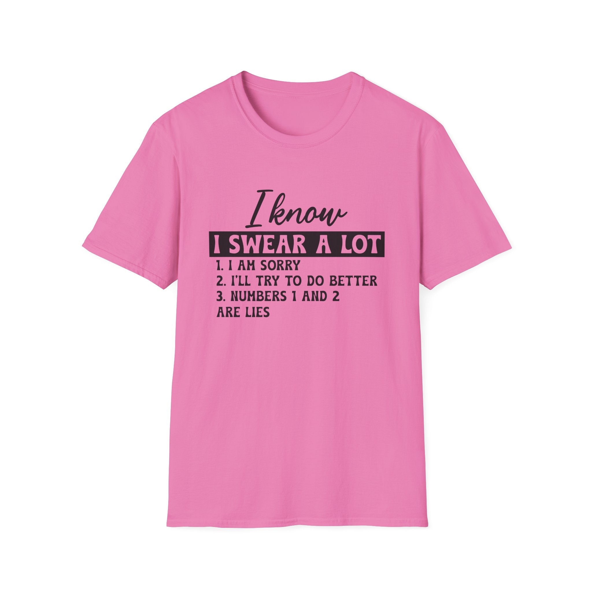 I Know I Swear a Lot T-Shirt - Shirt Cave