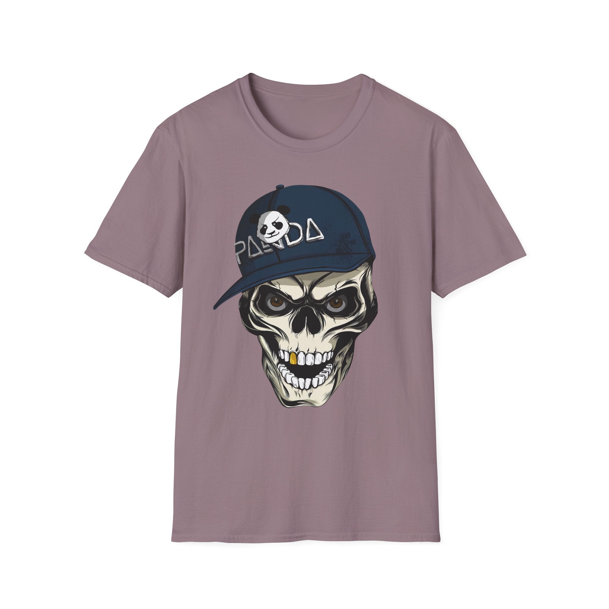 Panda Cap Skull T-Shirt - Shirt Cave