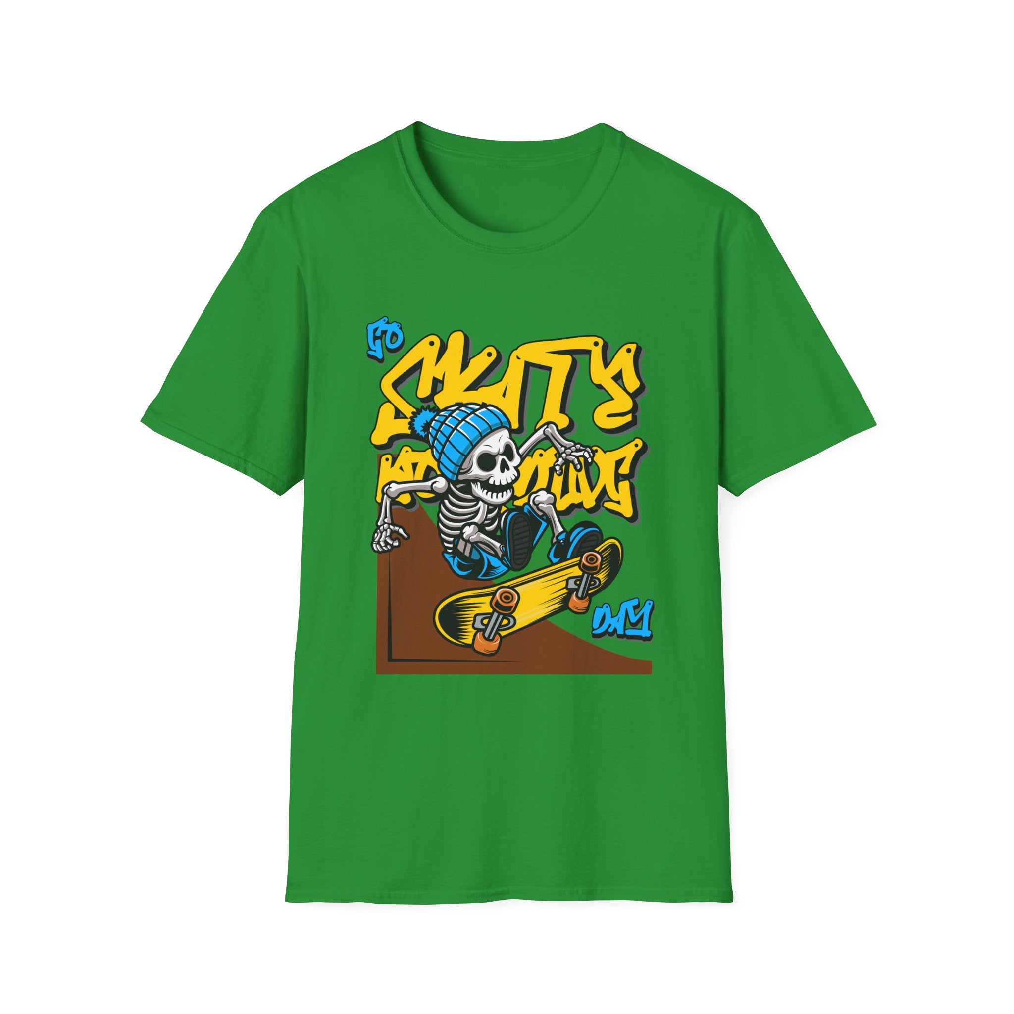 Skateboarder Skeleton T-Shirt - Shirt Cave