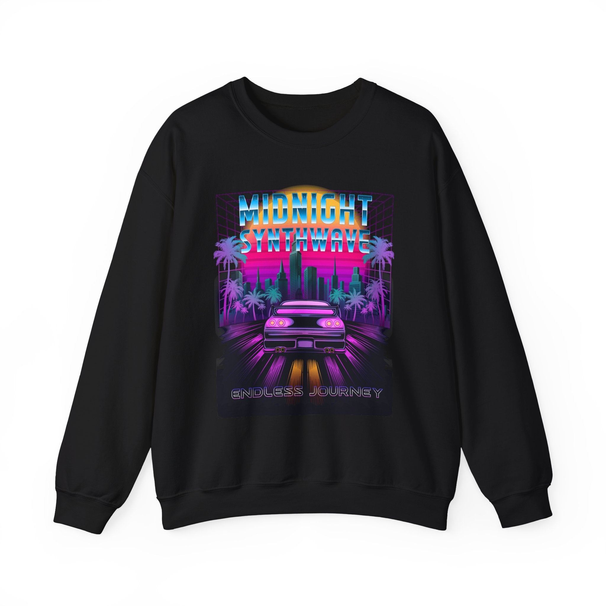 Midnight Synthwave Sweatshirt - Shirt Cave