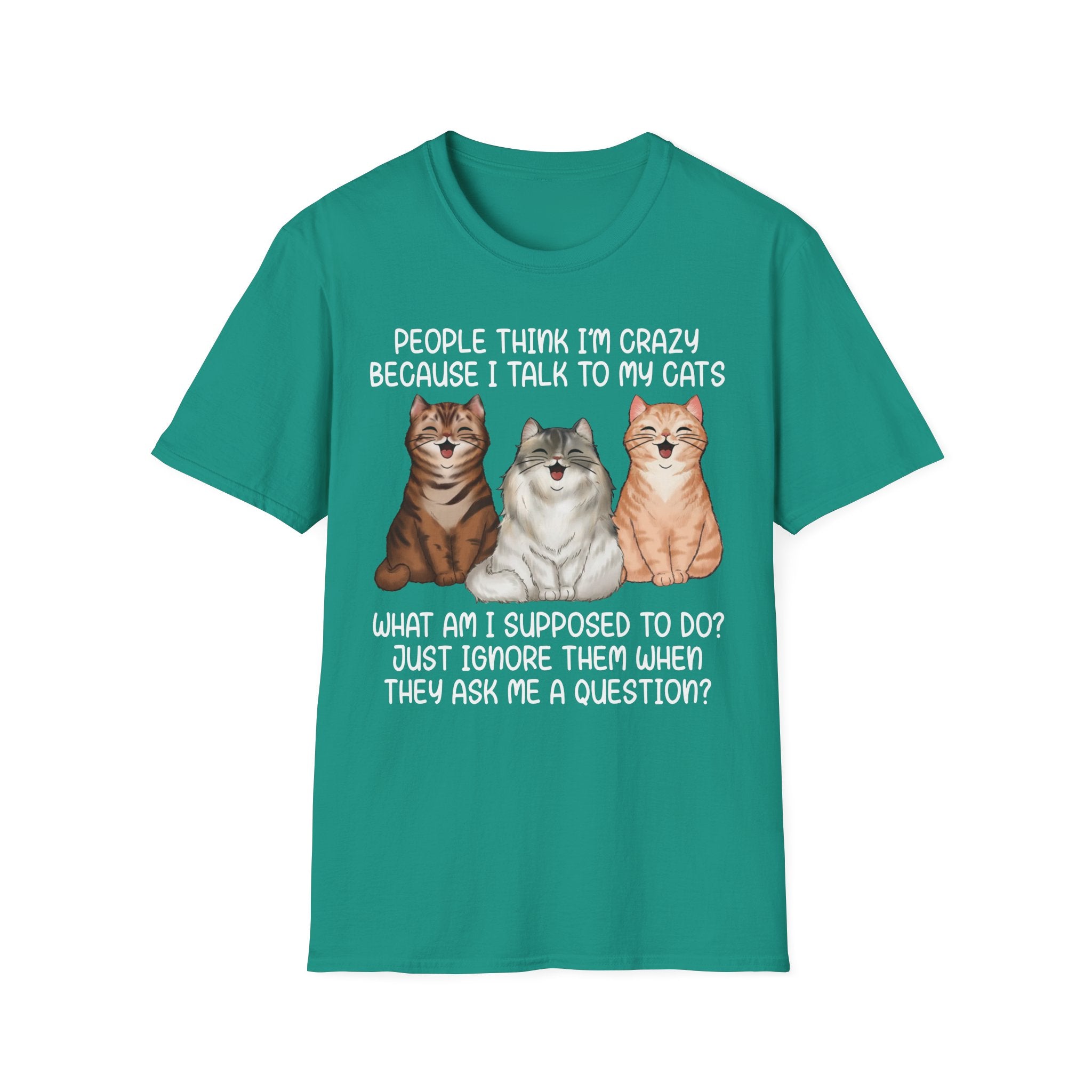 People Think I'm Crazy T-Shirt - Shirt Cave