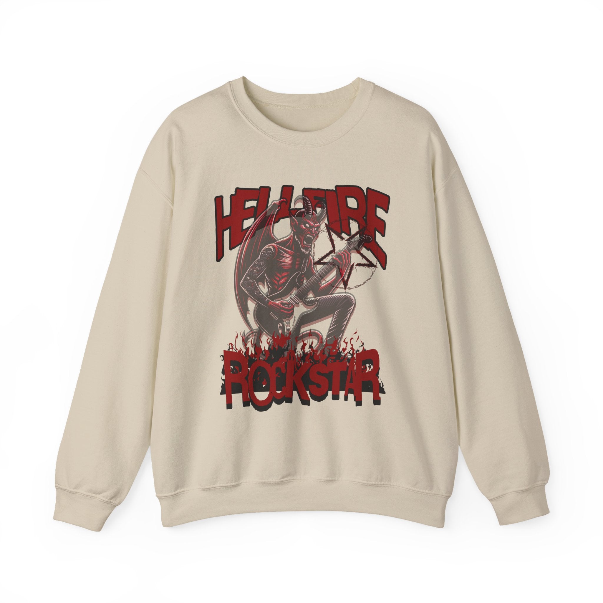 Hellfire Rockstar Sweatshirt - Shirt Cave