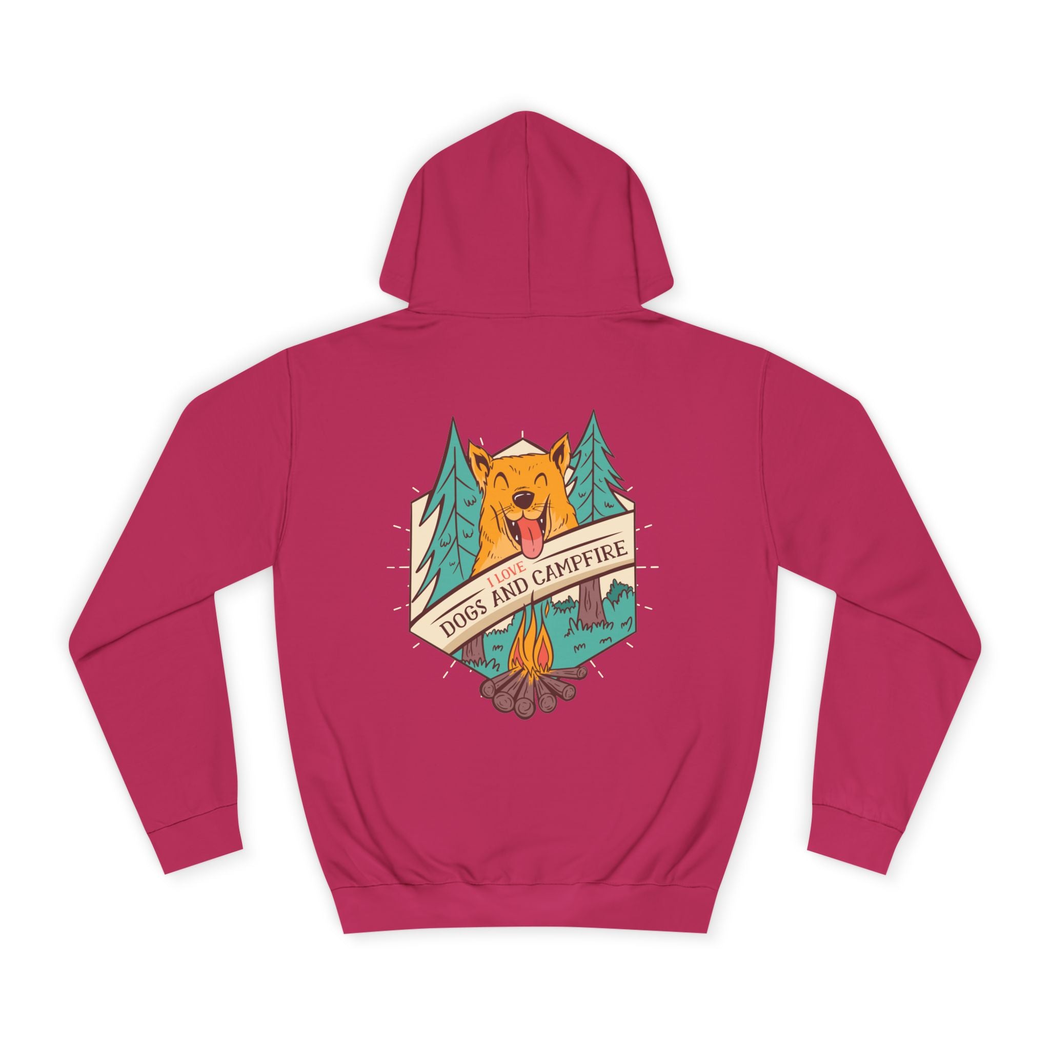 I Love Dogs And Campfire Hoodie - Shirt Cave