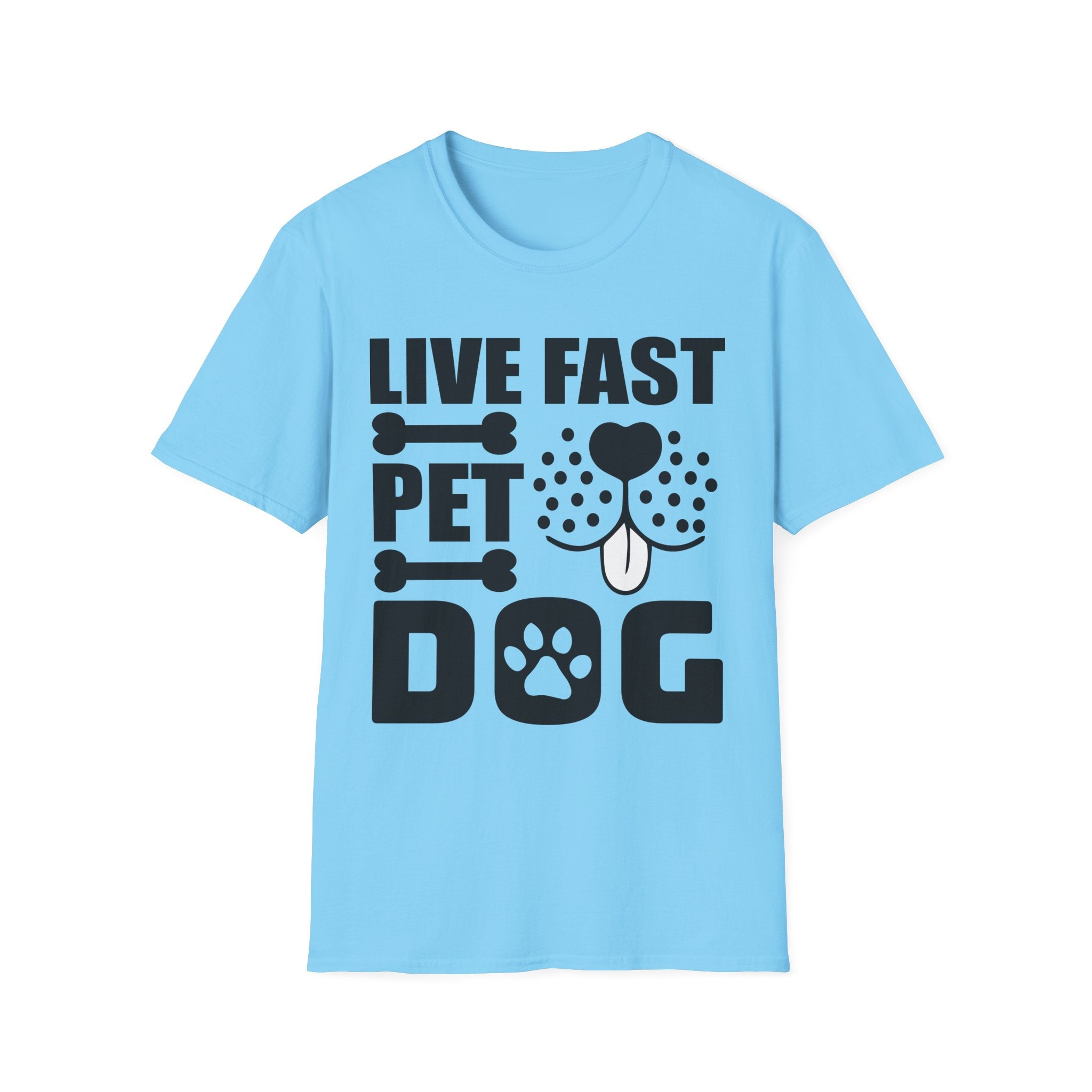 Live Fast Pet Dog T-Shirt - Shirt Cave