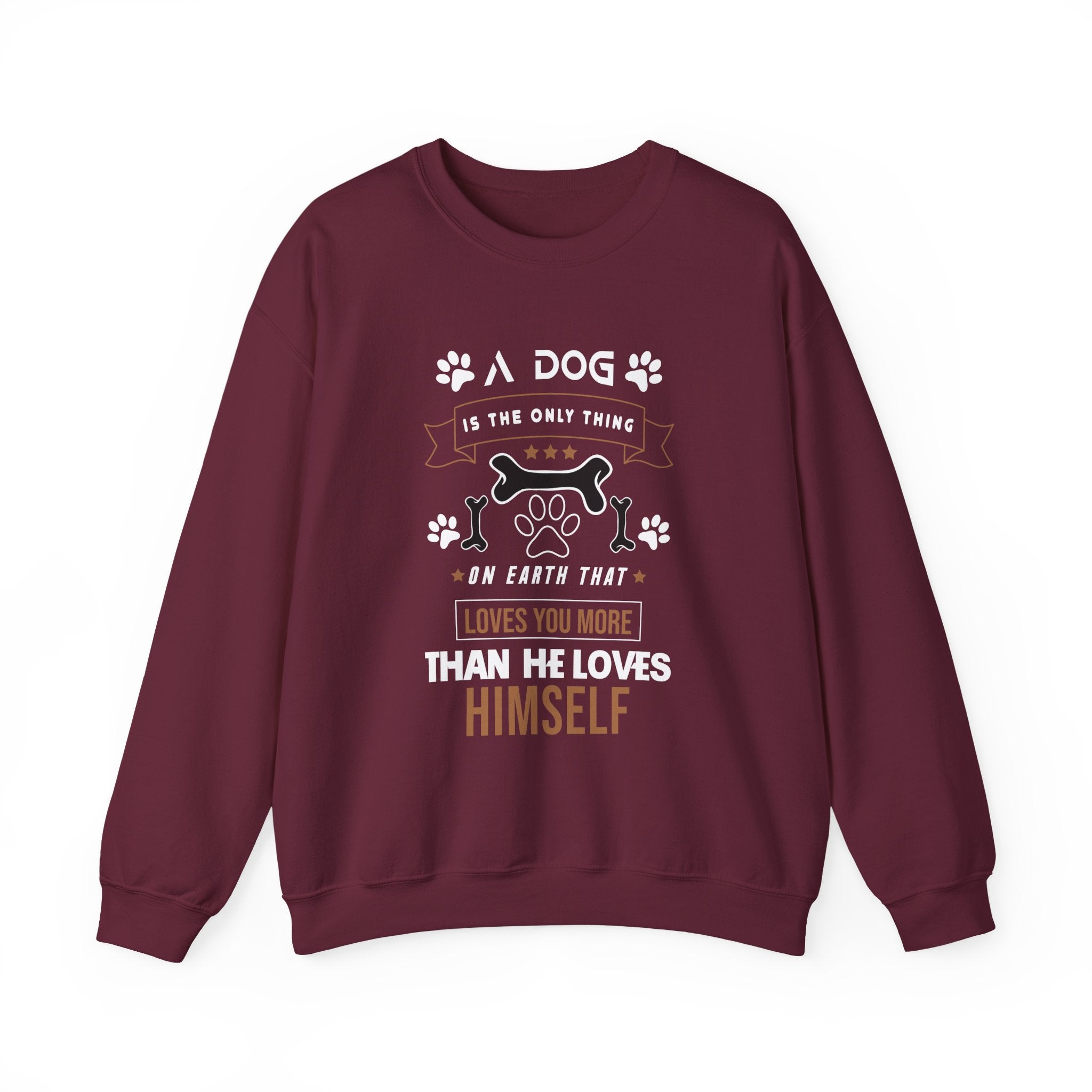 Dog Loves You More Sweatshirt - Shirt Cave